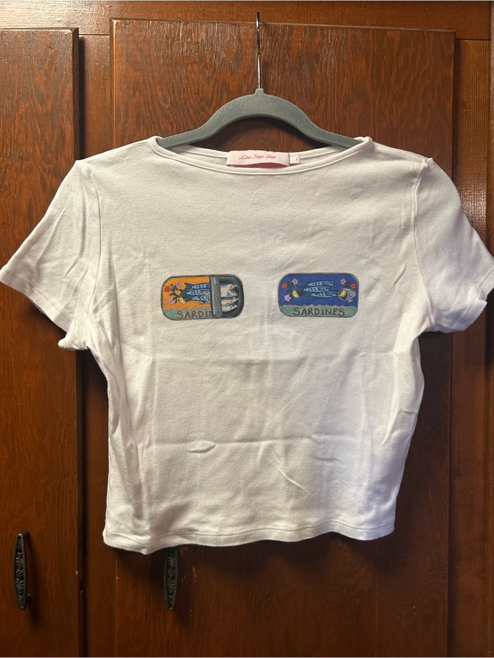 Lisa Says Gah x Fishwife “Alex” baby tee